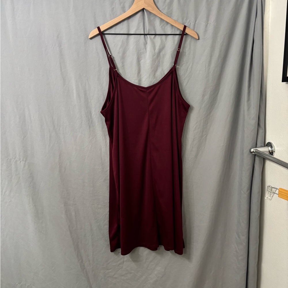 Love on a Hanger Deep Burgundy Long Sleeve Dress - Picture 8 of 9